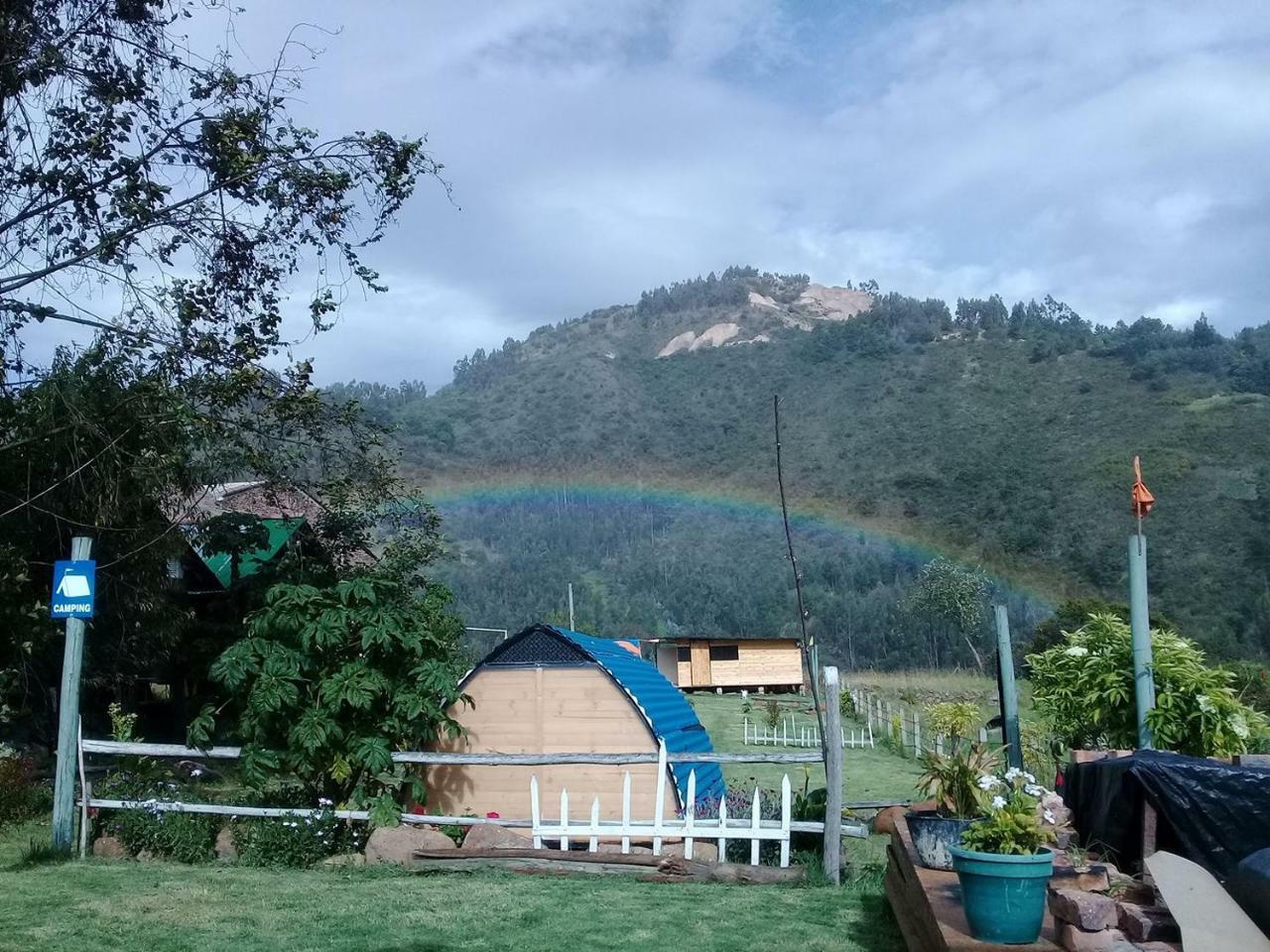 Vila Bahareque Casa Camping Monguí Exteriér fotografie