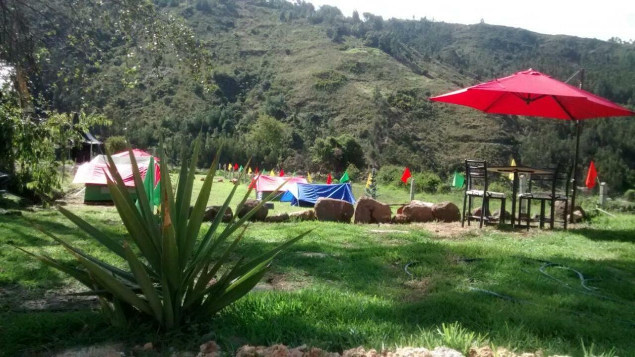 Vila Bahareque Casa Camping Monguí Exteriér fotografie