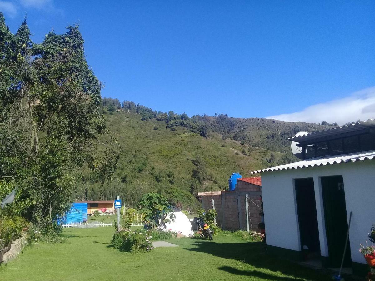 Vila Bahareque Casa Camping Monguí Exteriér fotografie
